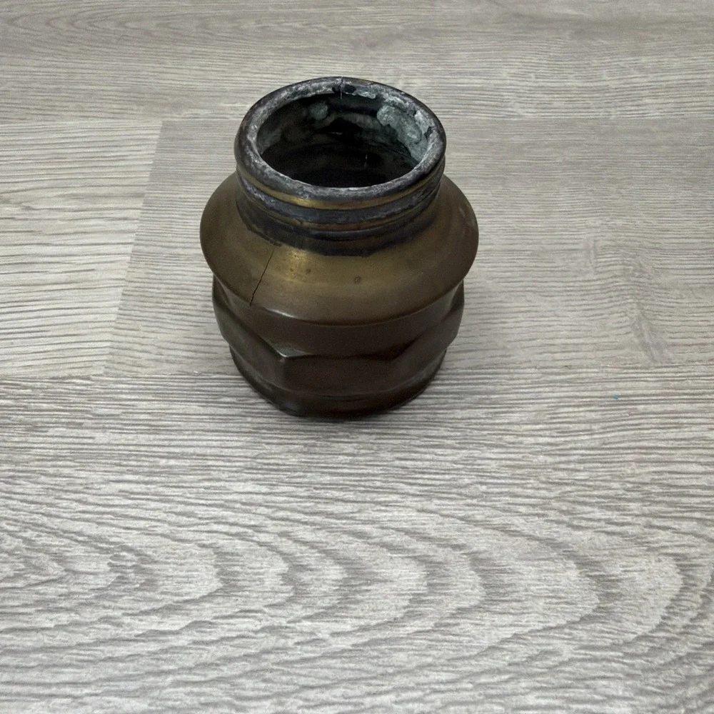 PREMIER Carbide Miners Light Untested & Auto-lite Brass Lamp Fuel Container VTG